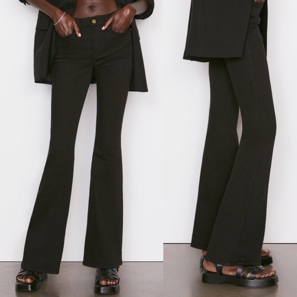 FRAME Jeans Le High Flare Black 25